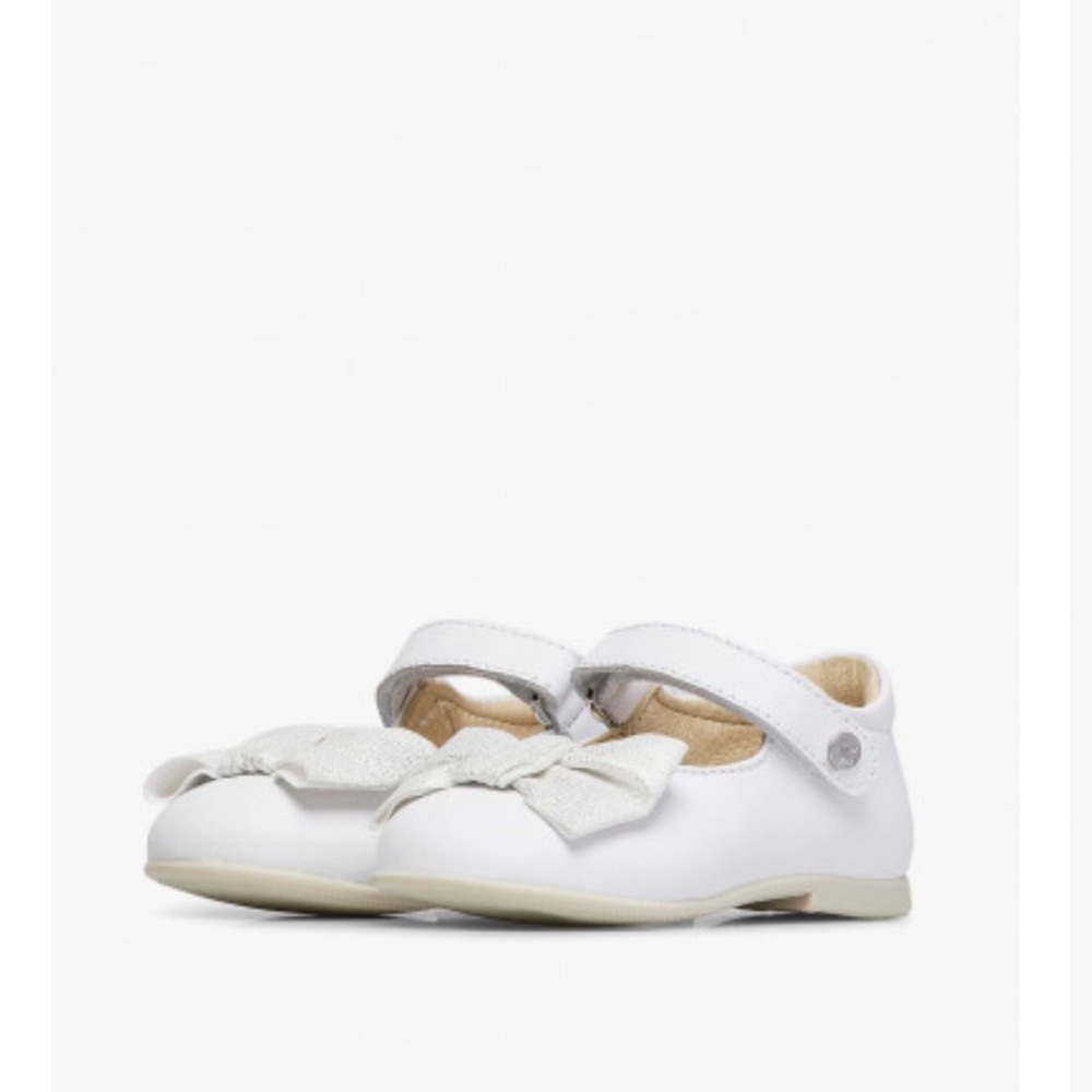 NWT NATURINO ARABESQUE Leather ballerinas in White
